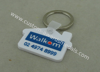 Da impressão customizável do PVC Keychain da medalha Keyrings feitos sob encomenda do PVC