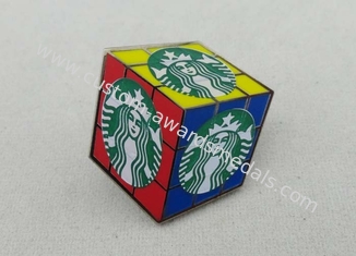 Chapeamento de ouro duro de imitação de bronze do Pin do esmalte para a lapela do café de Starbucks