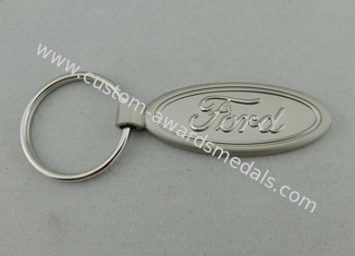 A porta-chaves relativa à promoção com chapeamento enevoado, laser de Ford gravou Keychain