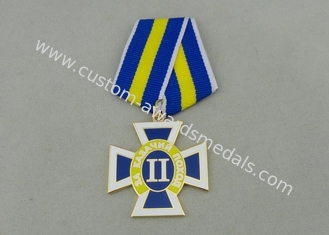 As medalhas feitas sob encomenda das concessões do chapeamento de ouro morrem selo, fitas que as forças armadas concedem a medalha