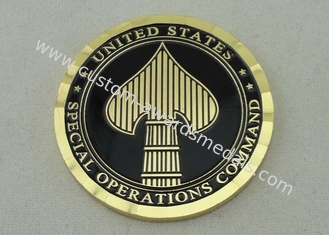 Moeda macia personalizada do esmalte do comando de operações especiais dos EUA