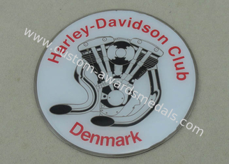 A foto gravou emblemas da lembrança 3.0inch, emblema da cola Epoxy do clube de Harley Davidson