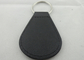 Couro relativo à promoção Keychain de Eagle do presente, Keychains de couro personalizado com chapeamento de níquel