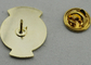 Pin duro de imitação da lapela do esmalte de Minden XII do metal, pinos personalizados da lapela com ouro, níquel, chapeamento de bronze