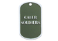 Os soldados de Caleb personalizaram as colares da etiqueta de cão, etiquetas de cão militares feitas sob encomenda ligas de zinco com chapeamento de níquel