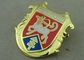 O Pin duro de bronze do exército do esmalte morre emblema carimbado do broche do esmalte 3D carimbado