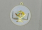 A medalha liga de zinco do esmalte dos franco-maçom da parte traseira lisa com liga de zinco morre carcaça, chapeamento de ouro