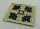 Ferro feito sob encomenda bordado da força aérea de E.U. na lapela dos vestuários dos remendos para o exército
