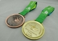 As medalhas 3d da fita de Khanty Mansiysk revestem chapeado, fita da cópia da transferência térmica