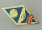 A lembrança dura do esmalte Badges o parafuso, emblemas do memorial do exército 3D