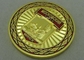 As forças armadas ligas de zinco do ouro de moeda do metal 3D desafiam a moeda, moeda macia da lembrança do esmalte