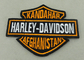 Remendos do bordado da lantejoula do Applique/crachás personalizados de Harley Davidson