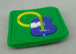 O PVC macio concede o 2D ímã do refrigerador da pousa-copos do PVC, plástico verde 3D Keychain