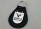 A porta-chaves do couro do grupo do VAG/personalizou Keychains de couro com emblema