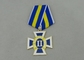 As medalhas feitas sob encomenda das concessões do chapeamento de ouro morrem selo, fitas que as forças armadas concedem a medalha