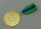As medalhas das concessões do costume de Talentspejdernes por liga de zinco morrem carcaça, embalagem da caixa e chapeamento de ouro