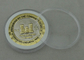 moedas personalizadas 3D para a liberdade de resistência de operação com chapeamento do níquel e de ouro