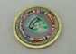 As moedas personalizadas OTAN de uma OTAN de 2,0 polegadas ISAF morrem perto carcaça e chapeamento de ouro