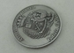 A polícia liga de zinco Badge o chapeamento 3D de prata antigo OEM de 45 milímetros