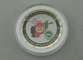 O aeródromo Afeganistão de Kandahar personalizou moedas, moeda macia dobro do esmalte do cobre de chapeamento dos tons