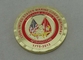 238th A moeda do aniversário do Corpo dos Marines dos Estados Unidos, reveste o chapeamento de ouro carimbado 1 3/4 de polegada