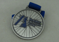 Medalha liga de zinco da fita azul de Deloitte 2,5 polegadas com esmalte macio liga de zinco
