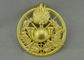 2,5 avançam emblemas completos da concessão 3D, morrem emblemas enevoados das forças armadas do ouro da carcaça