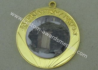 A medalha macia do esmalte do carnaval do quilograma liga de zinco morre carcaça com fita personalizada