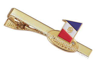 Barra de laço de cobre personalizada Knnbbel relativa à promoção do presente para homens com ouro, níquel, chapeamento de bronze