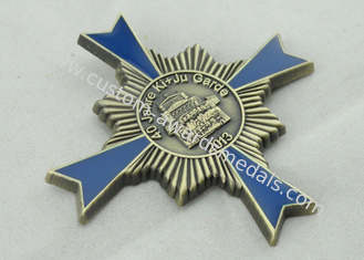 Medalha do esmalte de 40 Jahre Garde, chapeamento de bronze antigo para decorativo