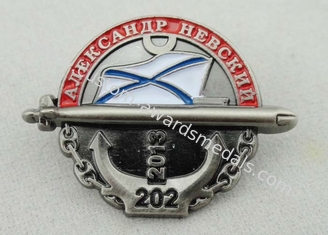 A coruja de prata morre as medalhas do molde, 90 medalhas do diâmetro 3D com a corrente do metal para o presente