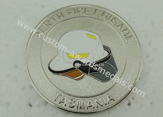 A moeda personalizada do medalhão do desafio para a lembrança, esmalte macio carimbado bronze concede moedas