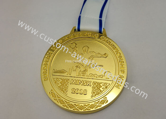 A fita da impressão da transferência térmica do zinco morre medalhas do molde com o logotipo personalizado