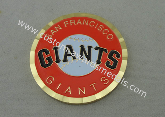 Morrem as moedas personalizadas San Francisco Giants golpeadas 2,0 polegadas e chapeamento de ouro