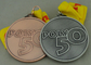 Liga de zinco morrem as medalhas para a reunião de esporte, cobre poli do molde da antiguidade de 50 emblemas