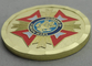 Veteranos ligas de zinco do chapeamento de ouro de moedas personalizadas guerras estrangeiras com esmalte macio, para comemorativo