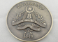 3D dobram a moeda tomada partido de Orakzai da parte superior de Barlas, moedas personalizadas com esmalte/Silkscreen/impressão deslocada