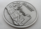 Metal a moeda da lembrança/moedas personalizadas prata antiga, cobre, prata, anti - chapeamento de níquel
