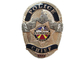 a polícia da estampagem do metal 3D Badge, emblemas da lembrança do broche com chapeamento de TwoTones