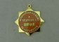 Bronze feito sob encomenda das concessões das fitas das medalhas duras do governo da medalha do esmalte 45 milímetros