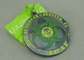 Medalha transparente liga de zinco personalizada do esmalte com chapeamento de níquel preto