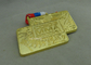 3D morrem medalhas do molde por liga de zinco para o carnaval CFK, com chapeamento de bronze antigo
