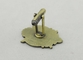 Botão de punho macio de imitação de luxe do esmalte, chapeamento de bronze antigo para homens