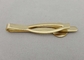 Mini barra de laço personalizada carimbada com esmalte sintético, chapeamento de ouro de 13 milímetros