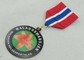 as medalhas das concessões do costume da competição de 45mm com fita, Epoxy adicionado, nenhum chapeamento