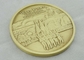 Chapeamento de ouro antigo personalizado liga de zinco das moedas para concessões
