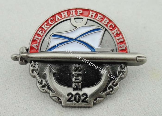 A coruja de prata morre as medalhas do molde, 90 medalhas do diâmetro 3D com a corrente do metal para o presente