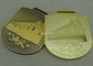 O ouro antigo morre concessões da lembrança das medalhas do molde, medalhas do esmalte da fita do carnaval