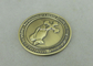O desafio personalizado inventa, moedas de bronze antigas da aplicação da lei 3D