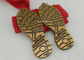 Morrem as medalhas antigas das concessões dos Triathlons da carcaça, medalhas ligas de zinco da antiguidade 5K
